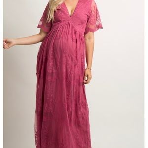 Pink Blush maternity Dress